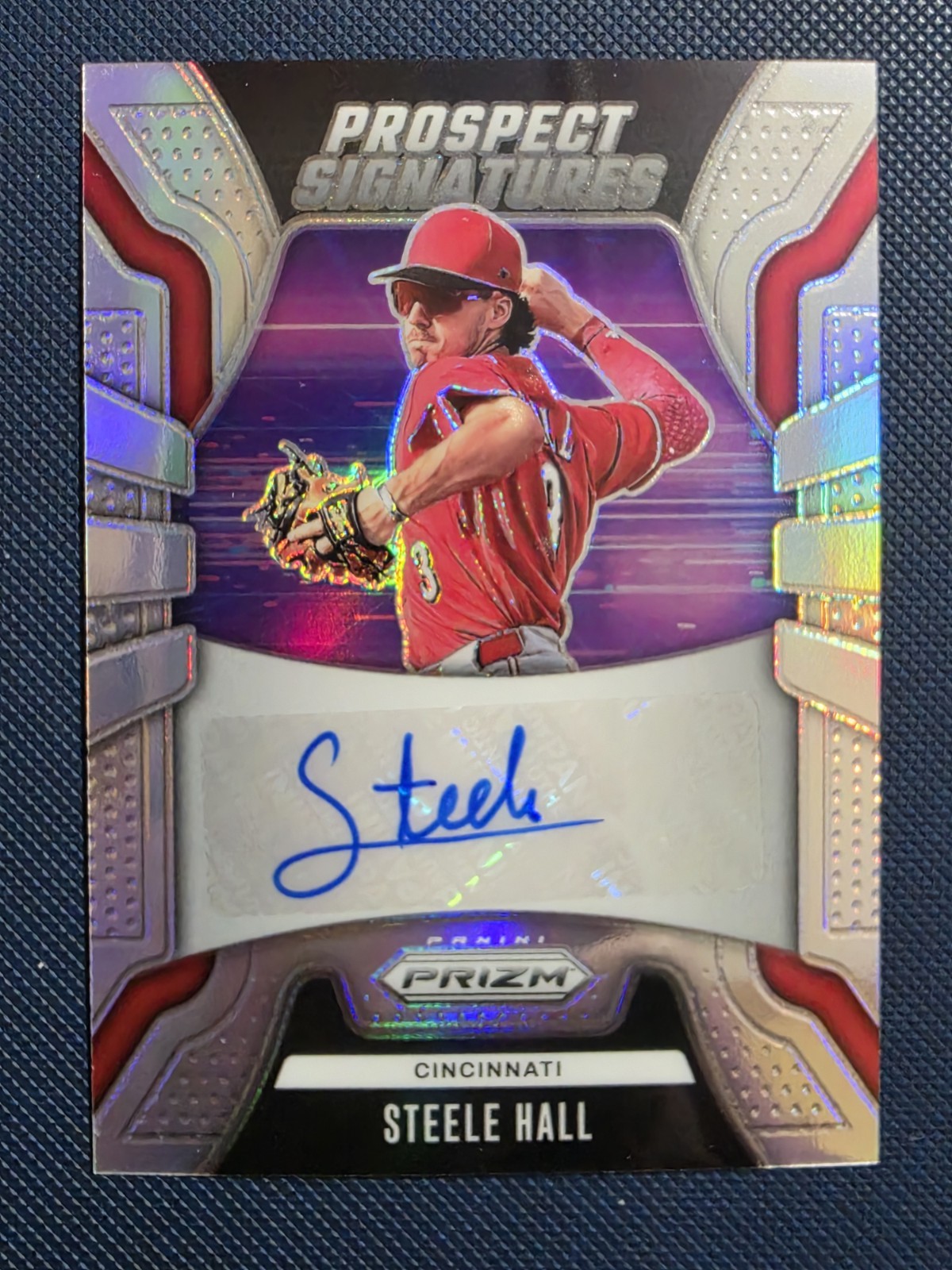 2026 Panini Prizm - Prospect Signatures #PS-SH Steele Hall SILVER PRIZM AUTO