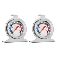 Replacement Oven Thermometer 50-300 C/100-600 F Stainless Steel Temp Gauge