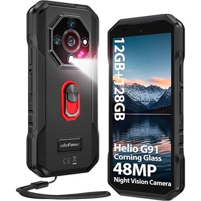 Ulefone Armor X32 Smartphone 128GB 6GB RAM future black Triple-Kamera 5500mAh