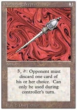 Disrupting Scepter - Revised Edition # MTG Magic The Gathering