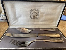 Antikes Besteck-Set J.A. Henckels Solingen Zwillingwerk im originalen Etui