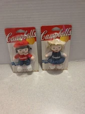 MIP 2 CAMPBELL KIDS MAGNET PLUSH DOLLS!