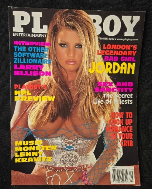  September 2002 Playboy magazine: Jordan cover