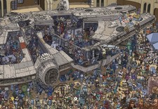 Star Wars millennium Custom Gaming Mat Desk 3034