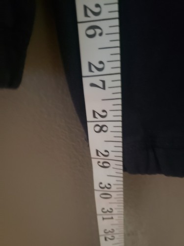 Abercrombie & Fitch Mens Sweatpant Joggers Navy Blue Size Large Drawstring Thin - Picture 6 of 7