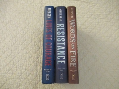 Jennifer A. Nielsen 3-Set (Resistance, Lines of Courage, Words on Fire)