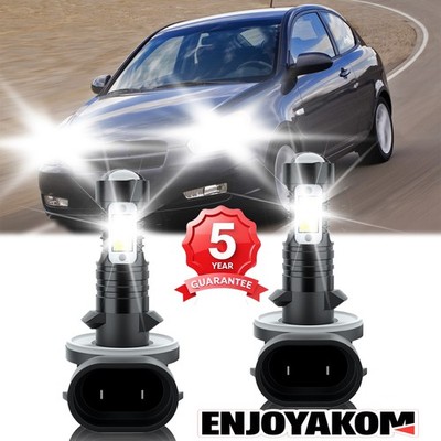 For Hyundai Accent 2000-2018 LED Fog Light Bulb Conversion Kit High Power 2x