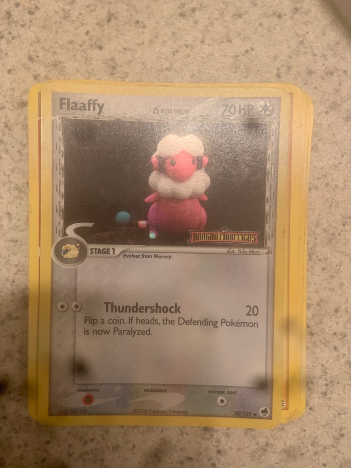 Flaaffy (Delta Species) 30/101 Dragon Frontiers Reverse Holo