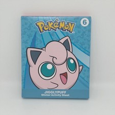 New in Box Pokemon Jigglypuff Sticker Activity Sheet McDonald's Happy Meal Toy