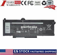 GRT01 Battery for De ll Latitude 5421 5521 Precision 14 3470 Alienware m17 R5 US