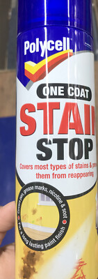 Polycell One Coat Stain Stop Block Aerosol Farbspray 250 ml