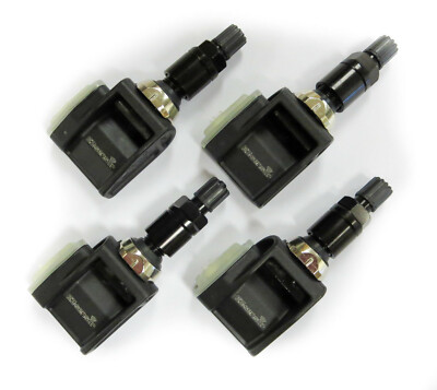 2020 2021 Mercedes Benz GLE43 GLE63 AMG New Schrader TPMS Set Black Stem 433mhz