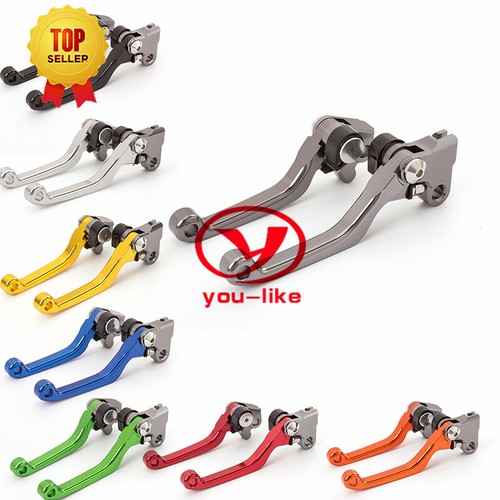 CNC Pivot Off-road Brake Clutch Levers For CRF250R CRF450R 2004-2006 2005 Gray