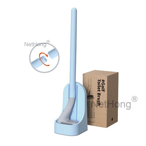 Toilet Brush And Holder Bathroom Toilet Brush Holder Set Silicone Toilet Plunger - Picture 58 of 65