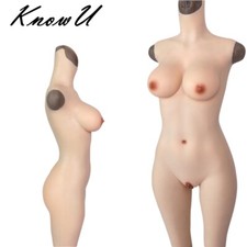 D Cup Silicone FullBody Suit Silicone Breast Forms Boob Transgender Crossdresser