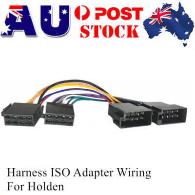 Car Stereo Harness ISO Adapter Wiring Cable Connector For Holden