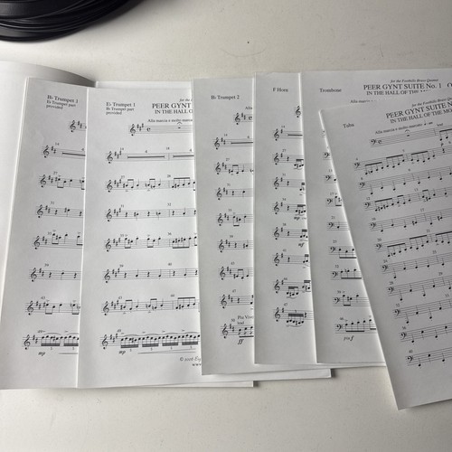 Nella Sala del Re della Montagna di Peer Gynt Suite Grieg Quintetto Ottone - Foto 2 di 3