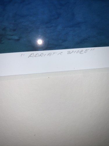 " Adriatic Sea" Framed Art Print, Rinaldo Skalamera, 23.5 X 23.5 63/350 - Picture 4 of 12