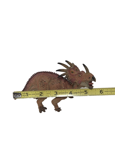 2010 Papo Triceratops realistische Dinosaurier Actionfigur Sammlerstück 5,5 Zoll lang - Bild 9 von 11
