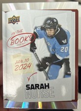 2024-25 Tim Hortons Sarah Nurse Toronto Sceptres #ITB14 IN THE BOOKS Insert PWHL