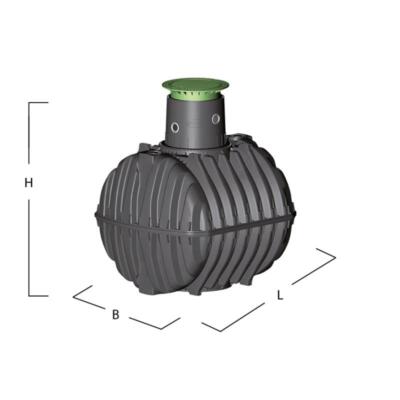 GRAF Carat-Paket Haus-Professionell 3750 L begehbar Wasserbehälter