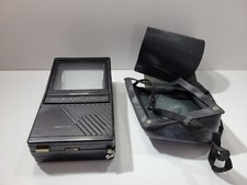 Vintage Realistic 16-116 Portavision Analog TV Black With Original Carry Case