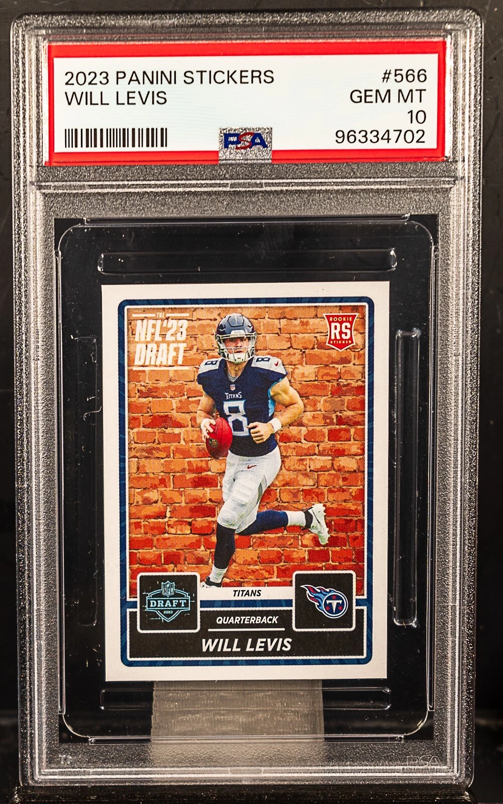 Will Levis Panini Stickers #566 Base