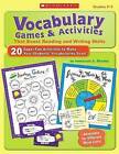 Vocabulary Games & Activities That Boost Reading and Writing Skills, Grades 2-3 by Immacula A Rhodes (Paperback / softback)