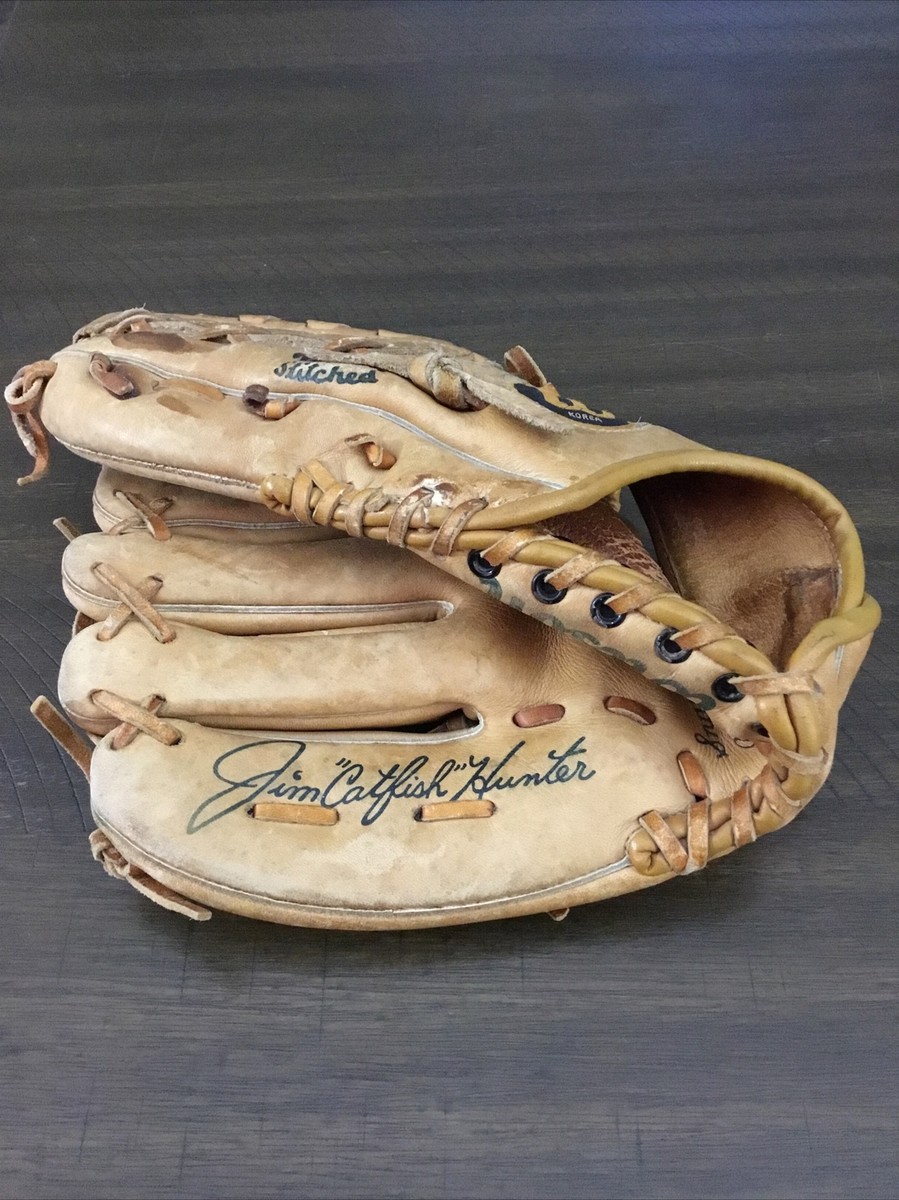 Gant De Baseball Wilson A2160 Jim Catfish Hunter – Taille S/Jeune, Droitier, Cuir Marron