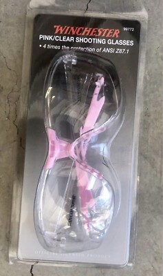Winchester Pink/Clear Shooting Glasses