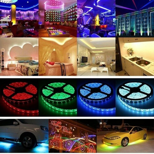 1m 5m LED Streifen Licht 5050 SMD RGB Weiß CCT RGBW Lichtleiste kürzbar DC 12V - Picture 3 of 35
