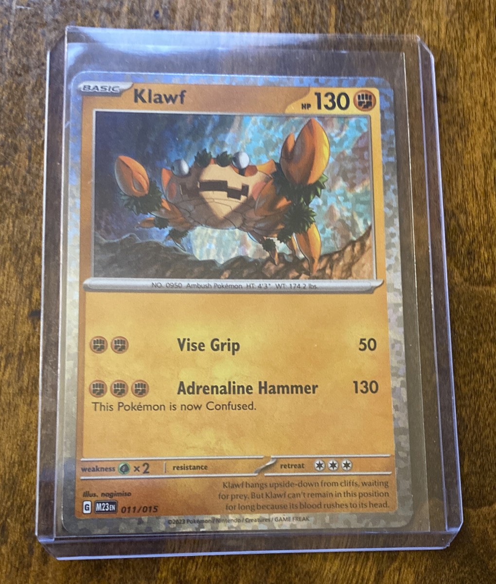 klawf pokemon card mcdonalds - McDonald's Collection 2023 - [FFF] Adrenaline Hammer (130) This Pokemon is now confused Pokemon TCG - Klawf (Macdonalds