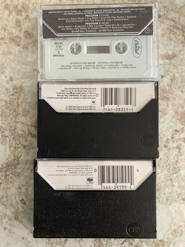 (3) Neil Diamond: Primitive, Heartlight & The Jazz Singer Cassettes - Picture 5 of 5