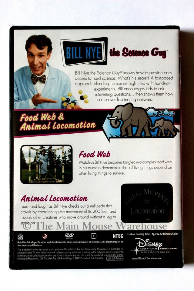 Bill Nye The Science Guy Food Webs Disney Bill Nye The Science Guy Food Web & Animal Locomotion