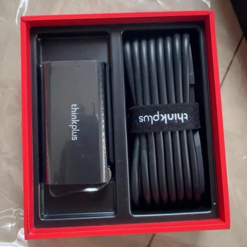 Original LENOVO Thinkplus GAN USB-C 65W Mini Fast Charger Adapter - Black - 第 12/15 張圖片