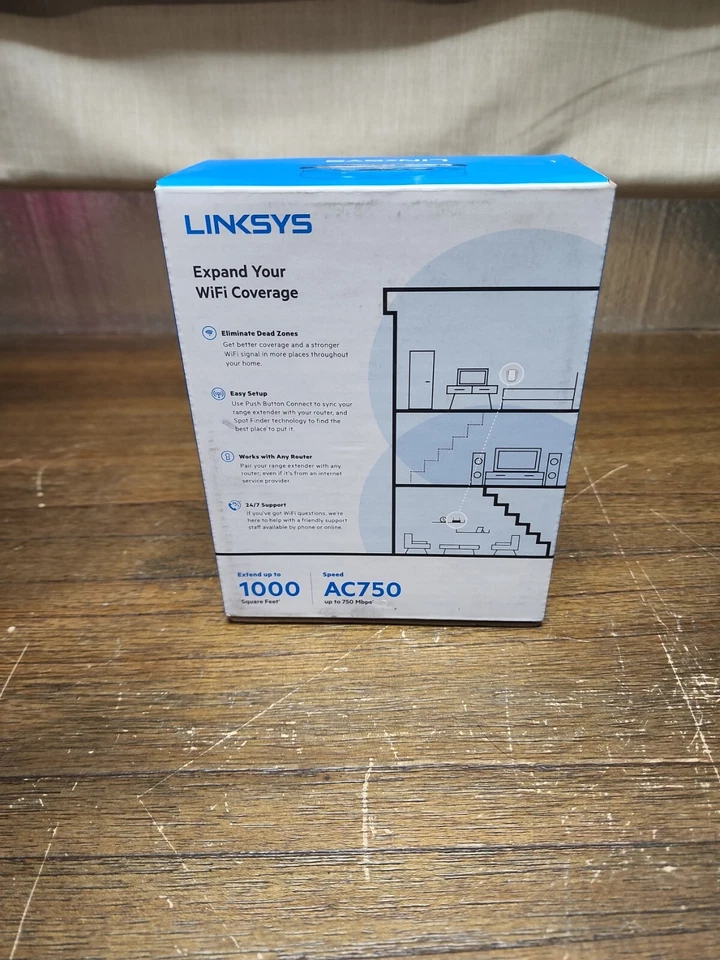 Linksys RE6300 WiFi Range Extender - Image 3 of 4