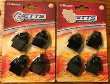 (2) NEW Razor Jetts Heel Wheels Spark Pack of 4 Replacement  Cartridges