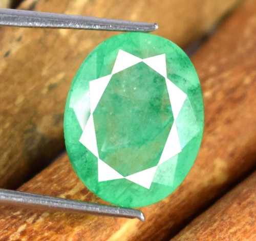 Pendentif En Argent 925 Avec émeraude Naturelle Certifiée 25 Carats - Pierre Ronde, Vert émeraude - Neuf
