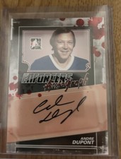 2011-12 ITG Enforcers Autographs #AAD Andre Dupont In The Game Auto Flyers
