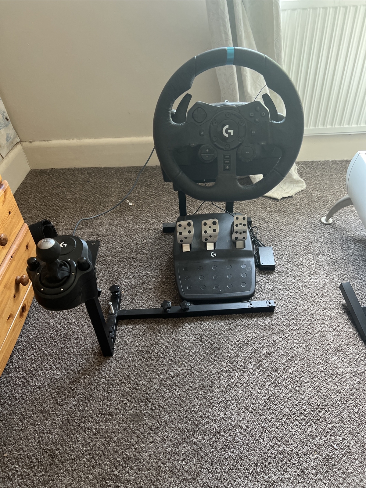 Logitech G29 Steering Wheel Pedals and Shifter + Adjustable Stand eBay