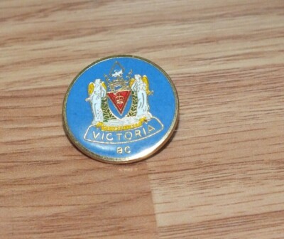 Blue Victoria BC British Columbia Collectible Travel Souvenir Lapel Pin ...