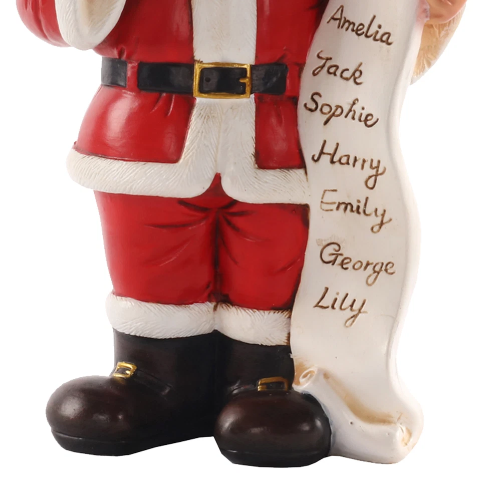 Стоячий Санта со списком рождественское украшение - 18 см - украшение комнаты - Изображение 3 из 3