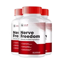 3-Pack Nerve Freedom Pills - NerveFreedom Healthy Blood & Nerves - 180 Capsules