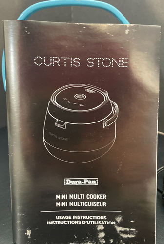Curtis Stone Dura Pan Mini Multi Slow Cooker Electric Turquiose Blue NEW IN BOX - Picture 4 of 4