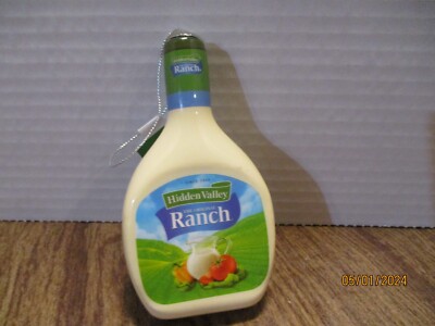 white christmas dresses Mini Ranch Dressing Ornament