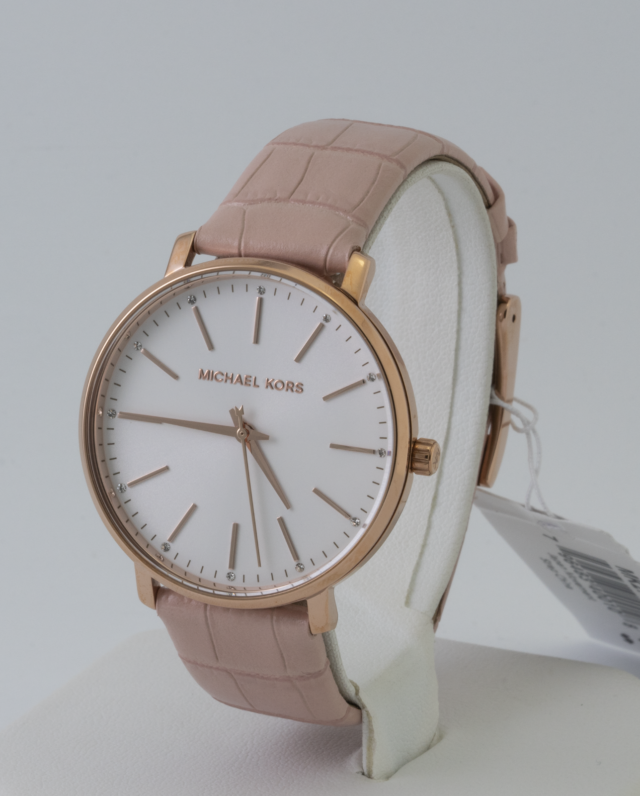 Michael Kors Pyper Pink Leather Strap 