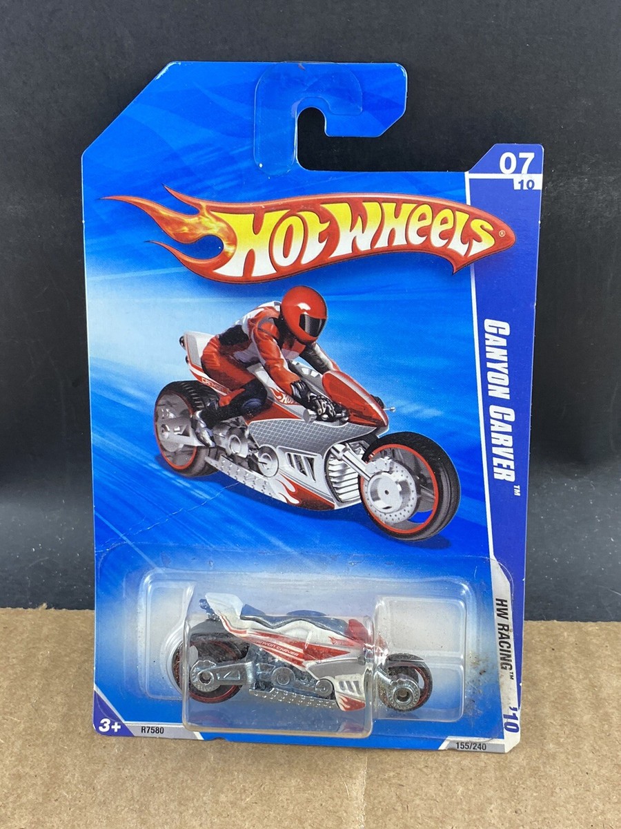 ミニカー Hot Wheels Canyon Carver 2007 2007 Hot Wheels Canyon Carver Motorcycle 2008 New Models #10