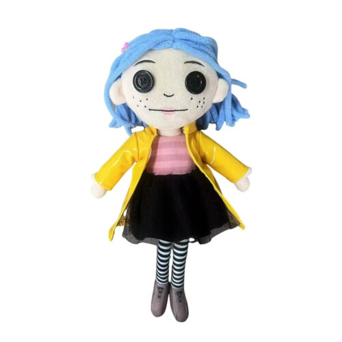 Coraline 11" Anime Figure Plush Doll Cartoon Stuffed Toy Kids Gift