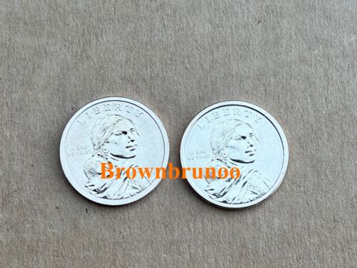 2023 P&D Native American Sacagawea Dollar Maria Tallchief Ballet 2 UNC Coins - Bild 2 von 2