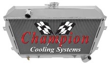 Rn Champion 3 Row All Aluminum Radiator For 1970 - 1973 Datsun 240z L6 Engine